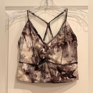 Tie-Dye Strappy Sports Bra